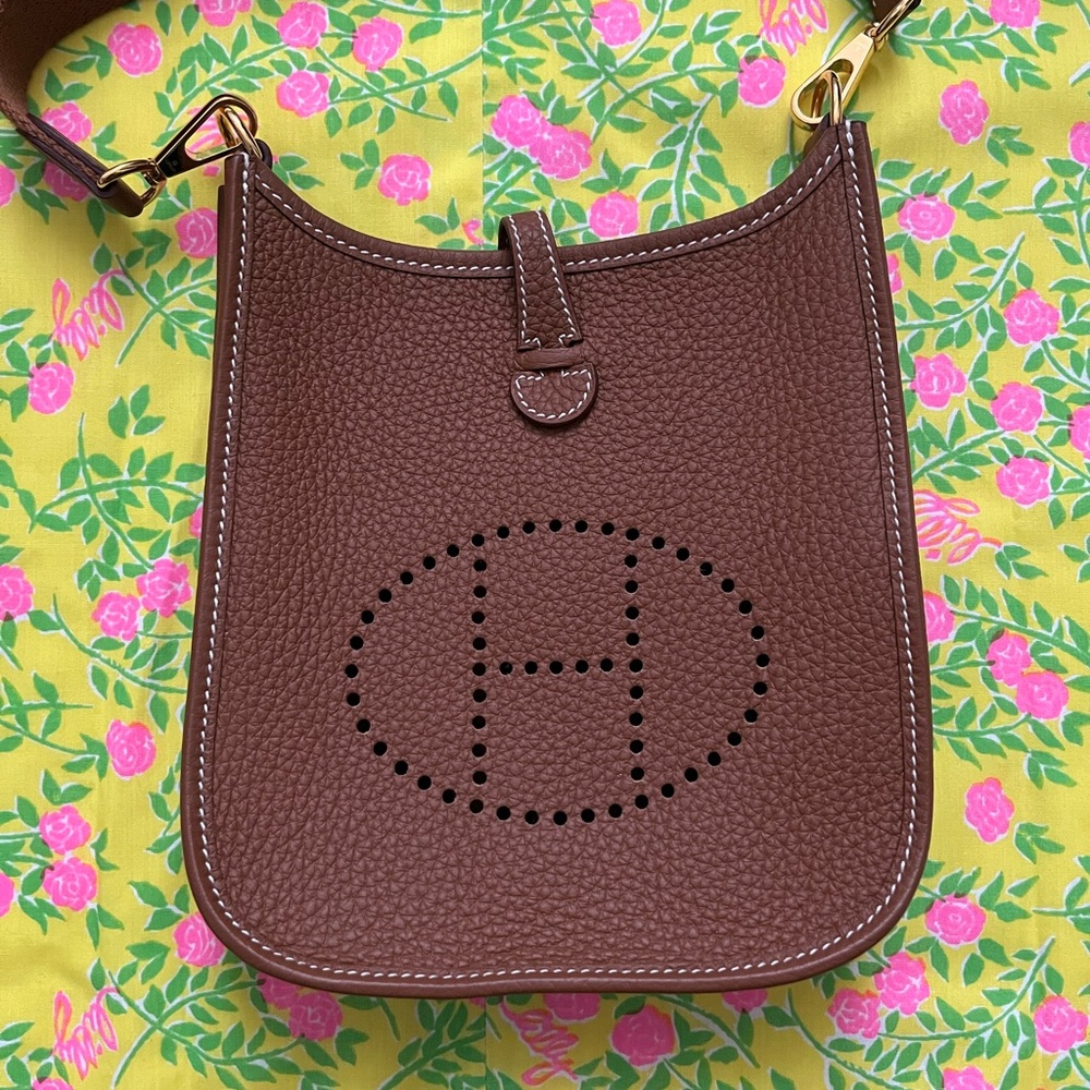 Hermes Gold on Gold TPM Evelyne Mini - Picture 3 of 16